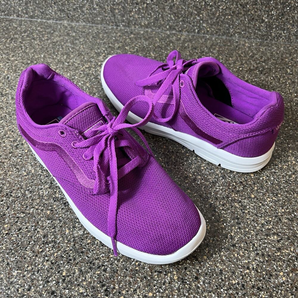 VANS ISO 1.5 (Mesh) Neon Purple UltraCush Womens Sz 7 Casual Sneaker Lace Up Low